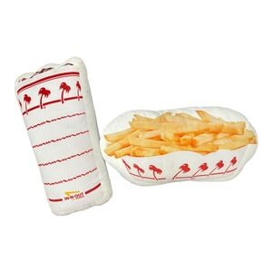 In-N-Out Plush Food Set French Fries and Drink Pillow Stuffed Toy